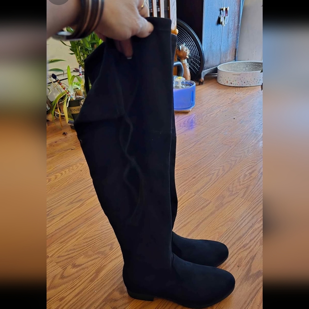 Women's Black Over the Knee Boots